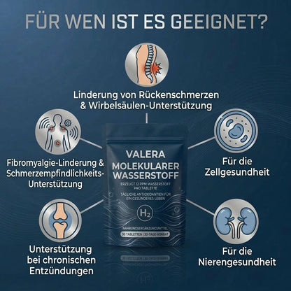 Wasserstofftabletten – 30-Tage-Vorrat | Neue & verbesserte Variante