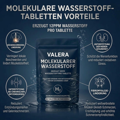 Wasserstofftabletten – 30-Tage-Vorrat | Neue & verbesserte Variante